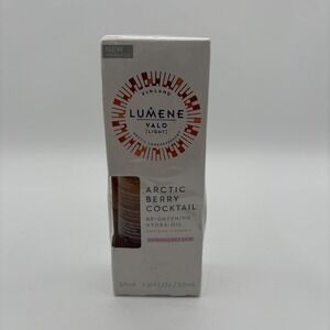 Lumene Valo Arctic Berry Cocktail Brightening Hydra-Oil 30ml / 1.0 oz NIB Sealed